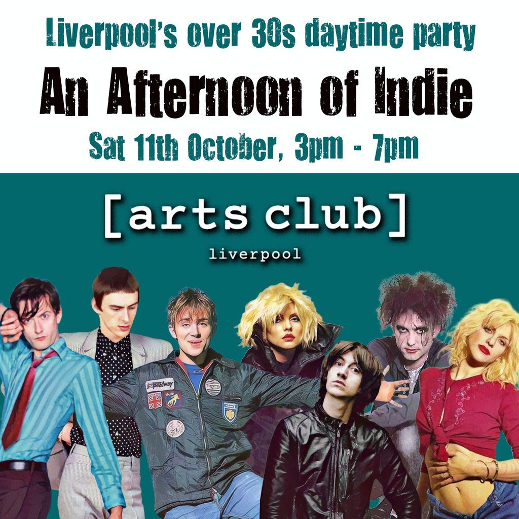 An Afternoon of Indie: LIVERPOOL (30+ Only), 3pm-7pm *1/5 sold*, 11 October | Event in Liverpool | AllEvents