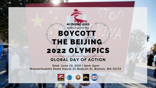 Boycott Beijing Olympics 2022 Boston Protest Massachusetts State House Boston June 23 2021 Allevents In Protest Events Bostton 2022