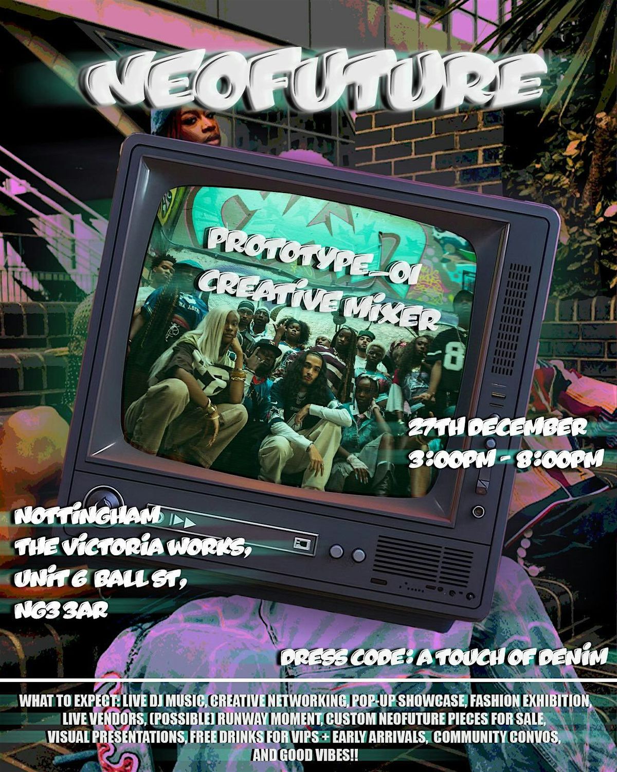 Neo Future Prototype_01  Creative Mixer, 27 December | Event in Mapperley | AllEvents