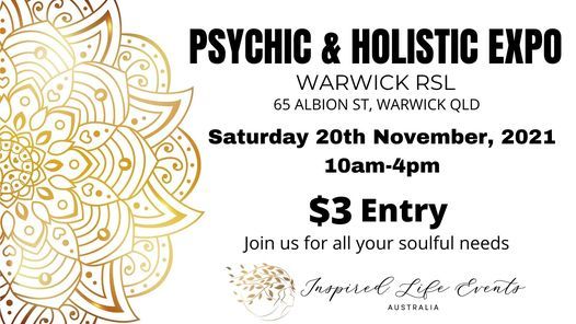 Psychic & Holistic Expo - Warwick RSL, Club Warwick RSL, November 20 2021 - AllEvents.in