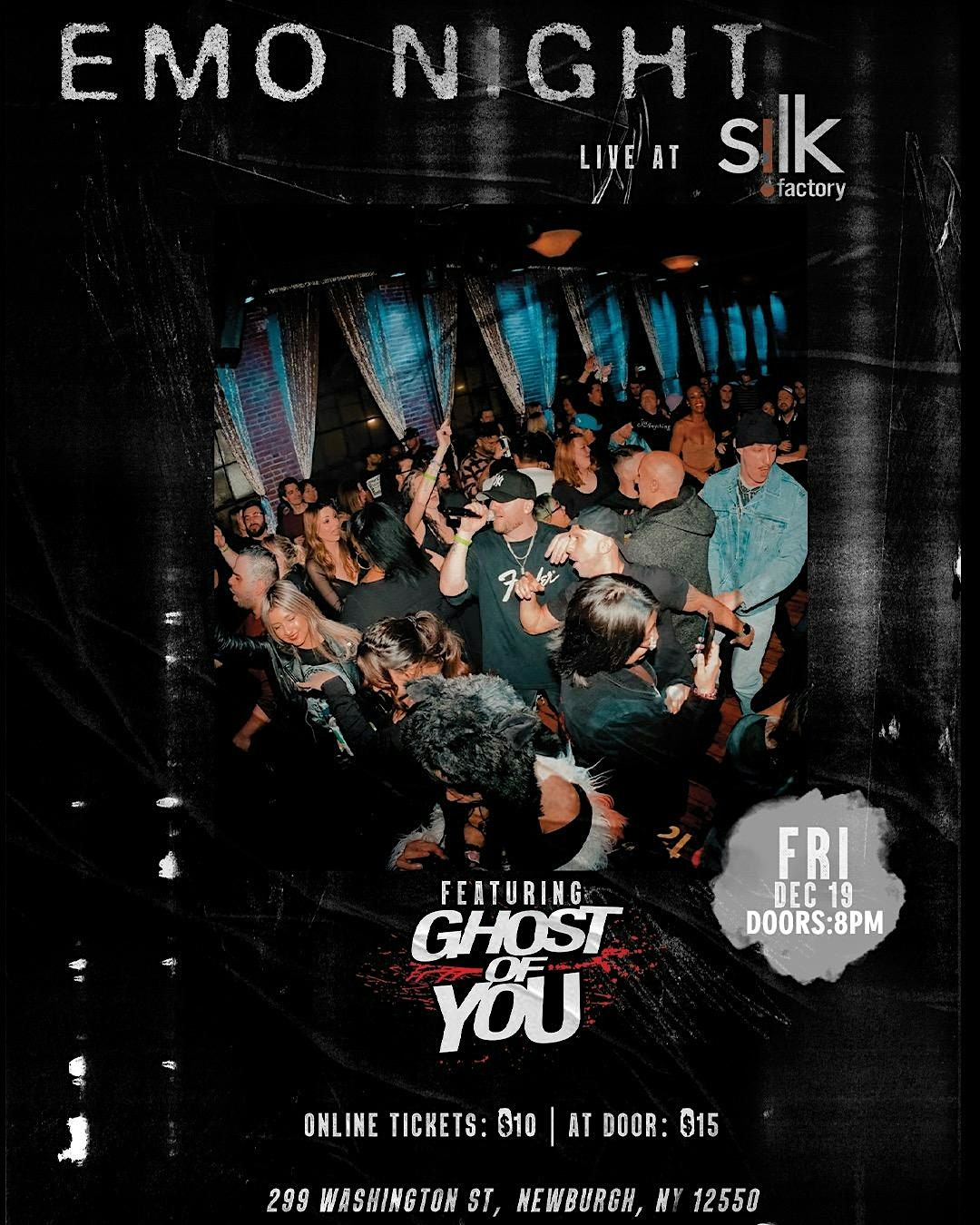 Emo Night with Ghost of You at Silk Factory, 19 December | Event in Newburgh | AllEvents
