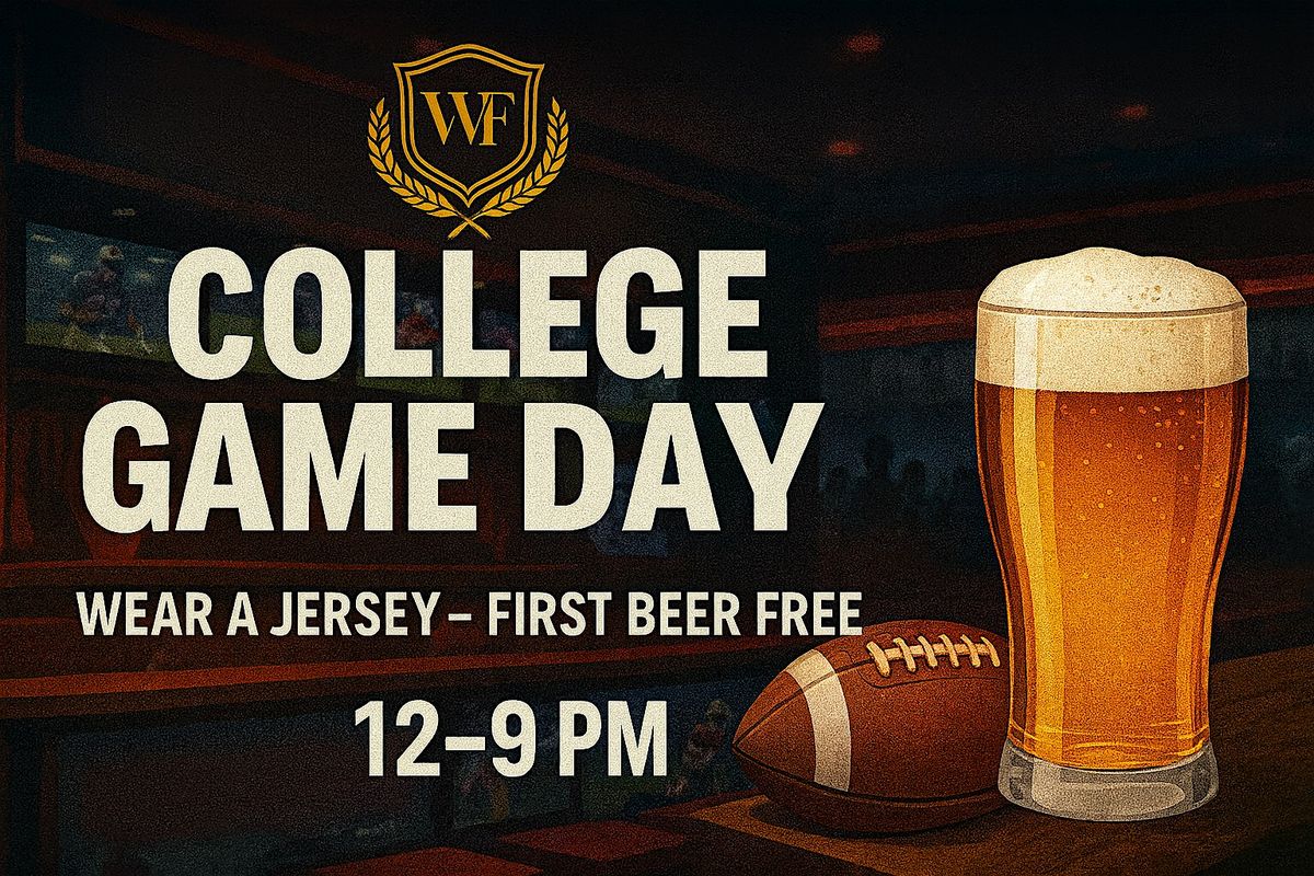 College Game Day at Whites Ferry Brewery, 6 December | Event in Leesburg | AllEvents
