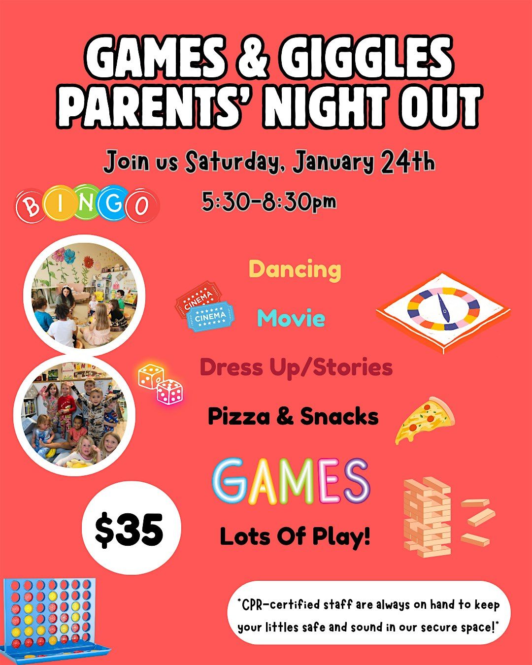 Games & Giggles Parents Night Out (1/24)