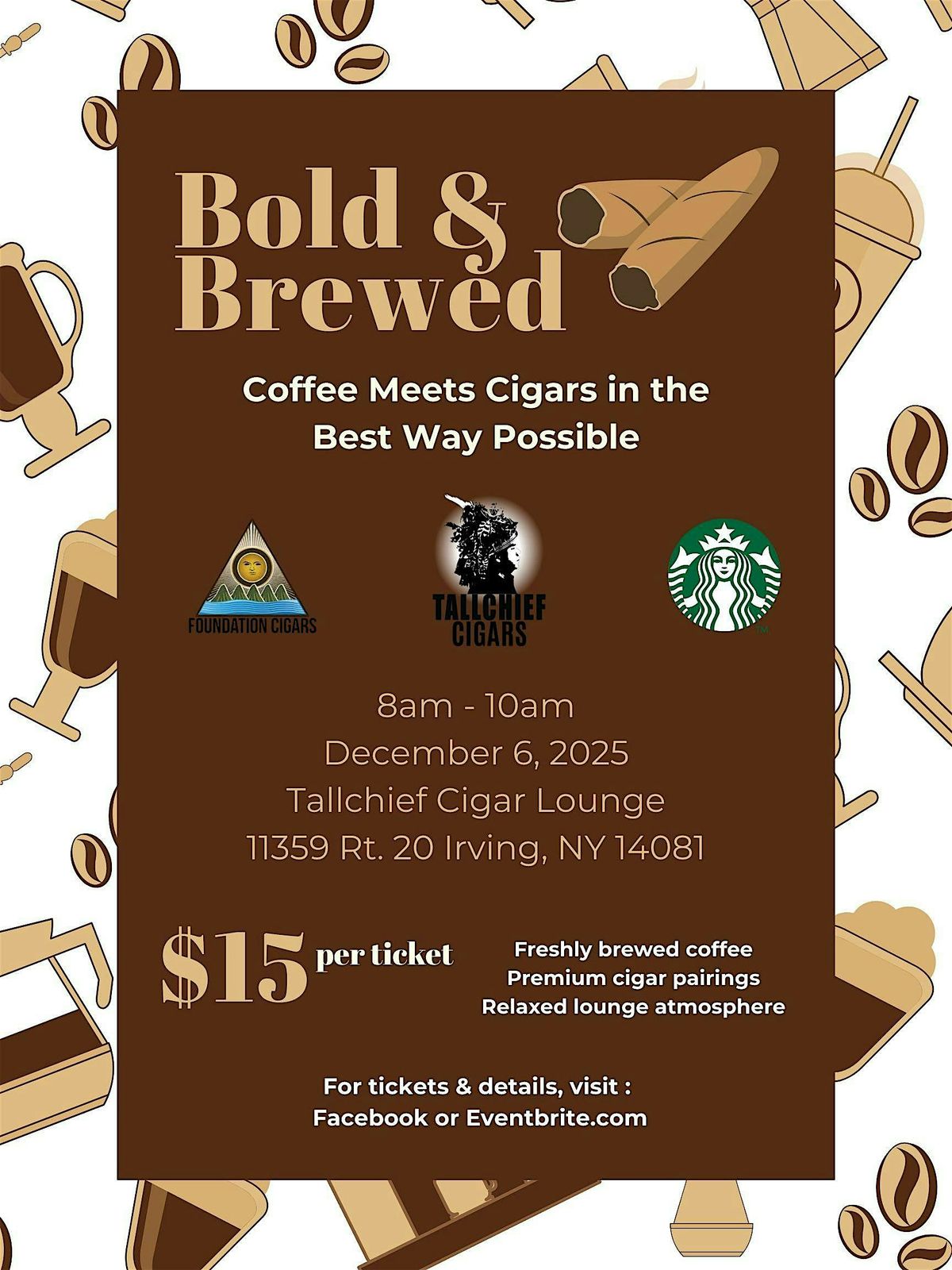 Brewed & Bold, 6 December | Event in Irving | AllEvents
