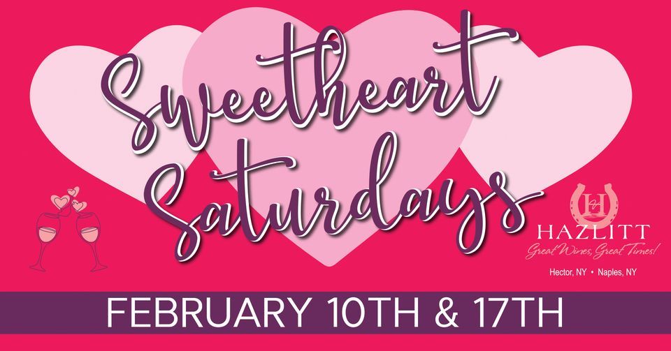 ? Sweetheart Saturdays ?, Hazlitt Red Cat Cellars, Naples, 17 February ...