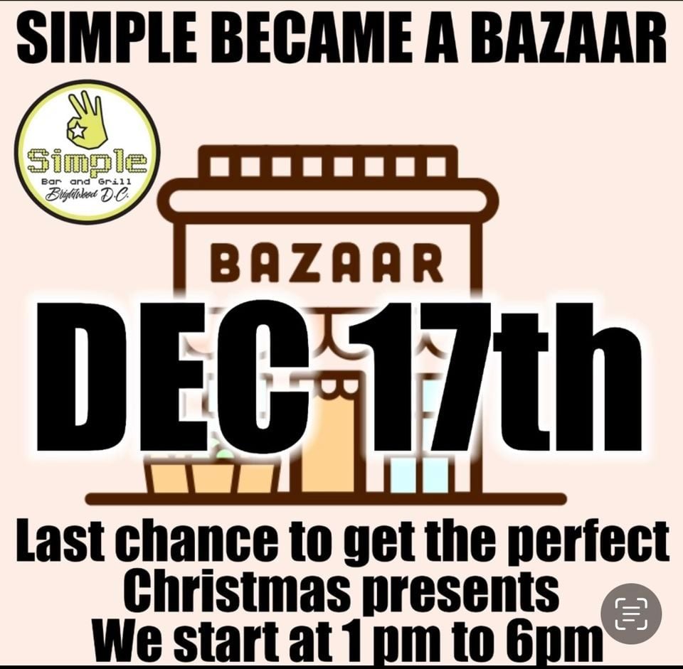 Holiday Bazzar Simple Simple Bar And Grill Washington December 17 holiday-bazzar-simple-simple-bar-and-grill-washington-december-17