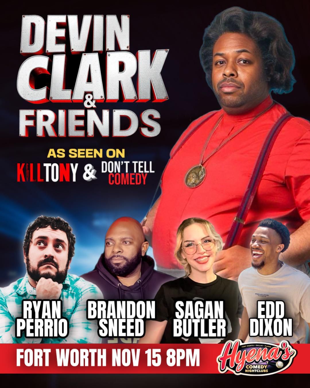 Devin Clark & Friends at Punch Line Houston, 18 January | Event in Houston | AllEvents