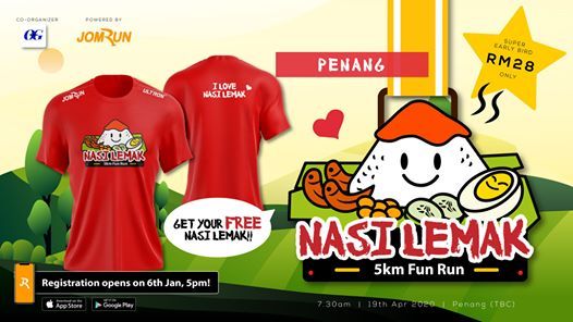 Penang Nasi Lemak 5km Fun Run At Penang Penang