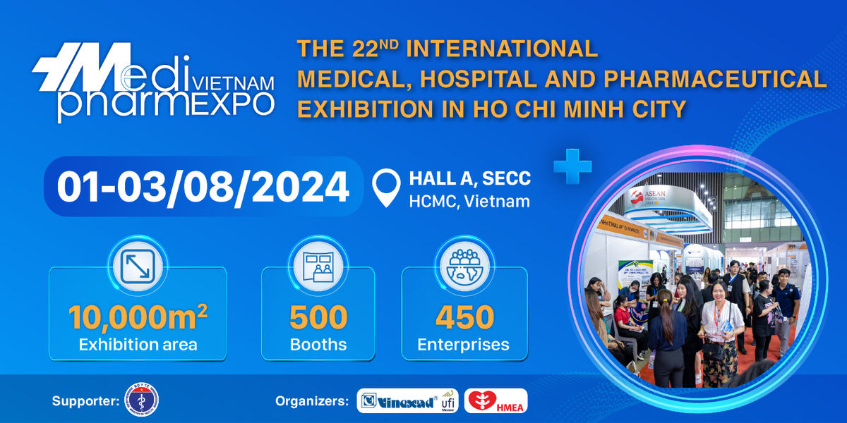 VIETNAM MEDIPHARM EXPO - HO CHI MINH 2025, 1 July | Event in Ho Chi Minh | AllEvents