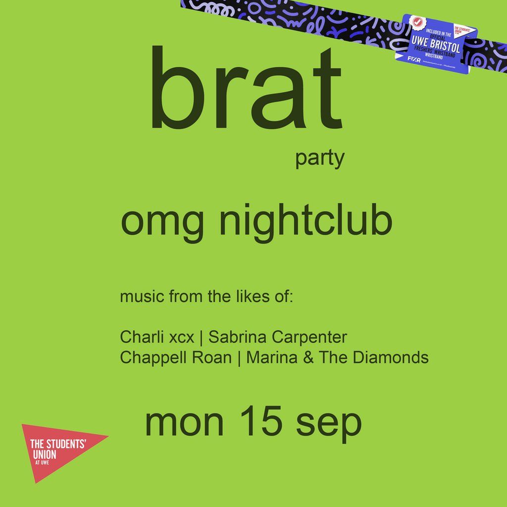 UWE Bristol Official Freshers |brat party!, 15 September | Event in Bristol | AllEvents