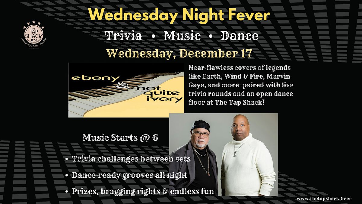 Wednesday Night Fever: Ebony & Not Quite Ivory Live!, 17 December | Event in Carson City | AllEvents