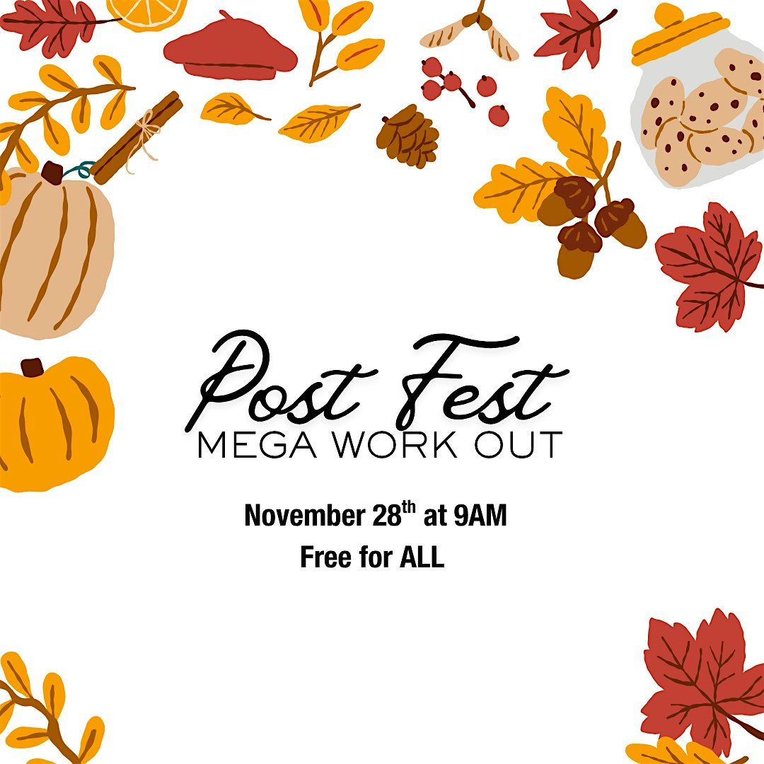 MEGA work out!, 28 November | Event in Walnut Creek | AllEvents