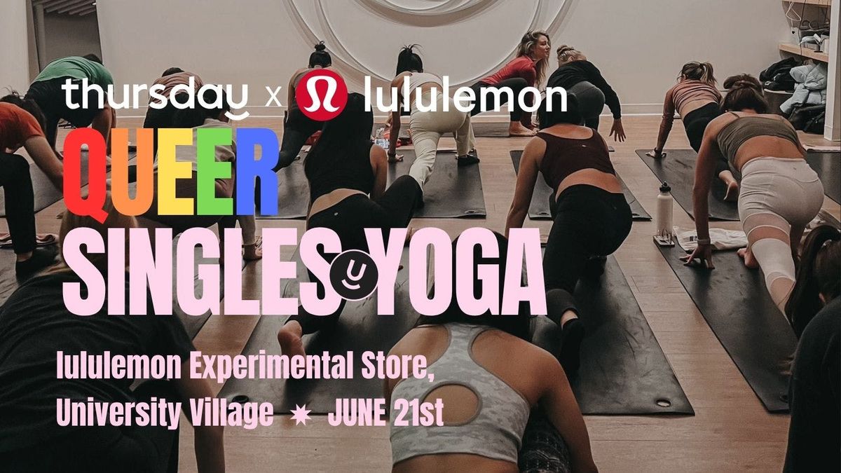 Saturday | Queer Singles Yoga @ lululemon | University Village, 21 June | Event in Medina | AllEvents