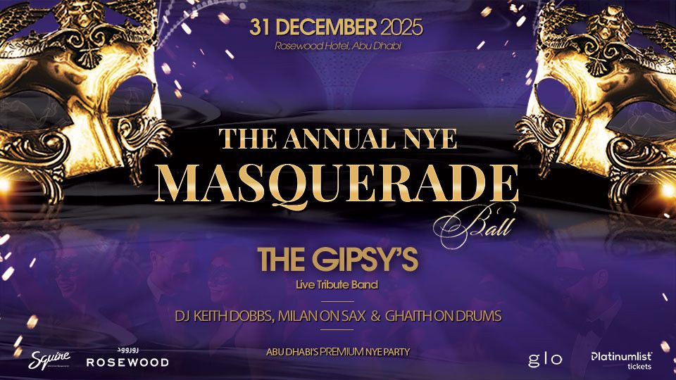 NYE Masquerade Ball 2025 at Rosewood Abu Dhabi, 31 December | Event in Abu Dhabi | AllEvents