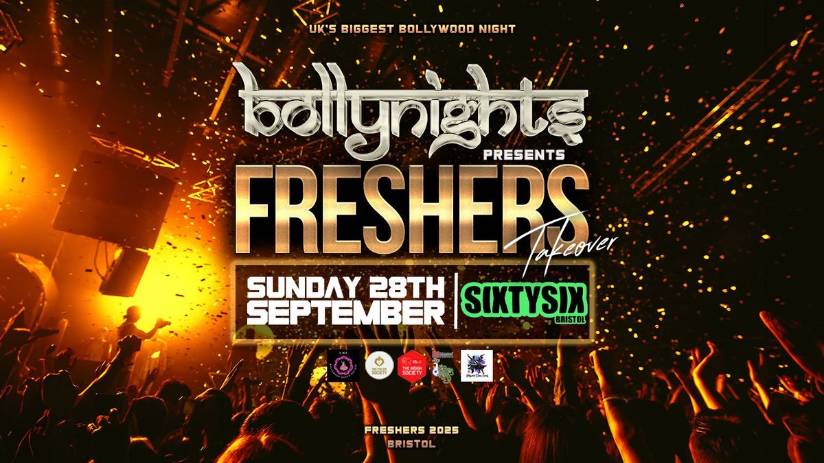 Bristol Bollynights - Freshers Takeover | Sunday 28th September | Sixty Six Bristol, 28 September | AllEvents