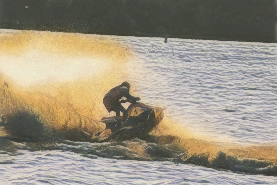 DC Jet Skis Easter Hunt, Sturgeon Bay Wi, Green Bay, March 30 to March