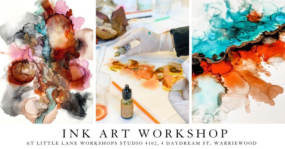 Alcohol Ink Art Workshop, Little Lane Workshops, Mona Vale, 24 February ...