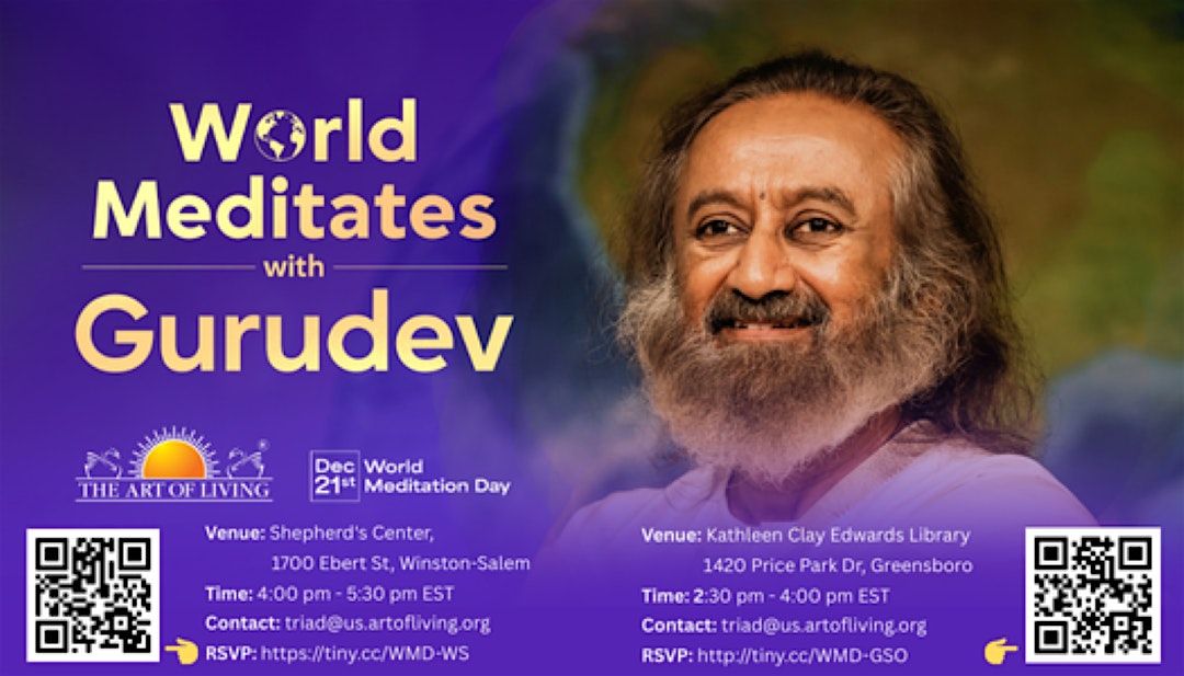 World Meditation Day Celebration in Winston Salem, 21 December | Event in Winston-Salem | AllEvents