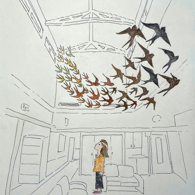 Swoop - public art at the MCCC logo