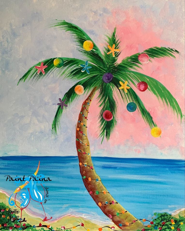 Paint Paina, Paint and Sip..Christmas Palm, Residence Inn by Marriott