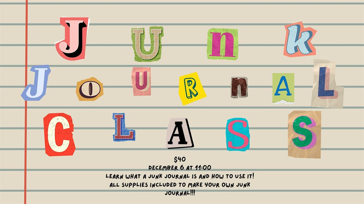 Junk Journal Workshop with FindingKelli | Event in Spokane Valley | AllEvents