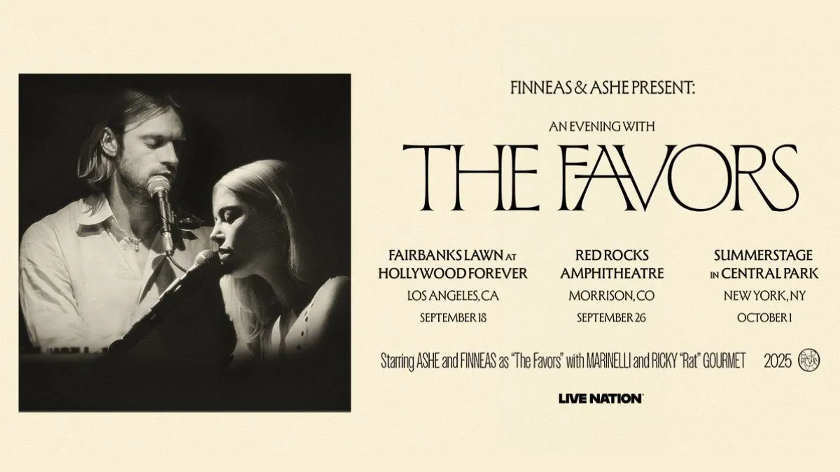 The Favors with Finneas and Ashe, 27 September | Event in Morrison | AllEvents