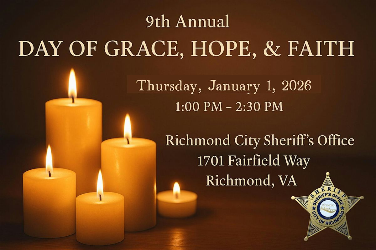 9th Annual Day of Grace, Hope, & Faith, 1 January | Event in Richmond | AllEvents