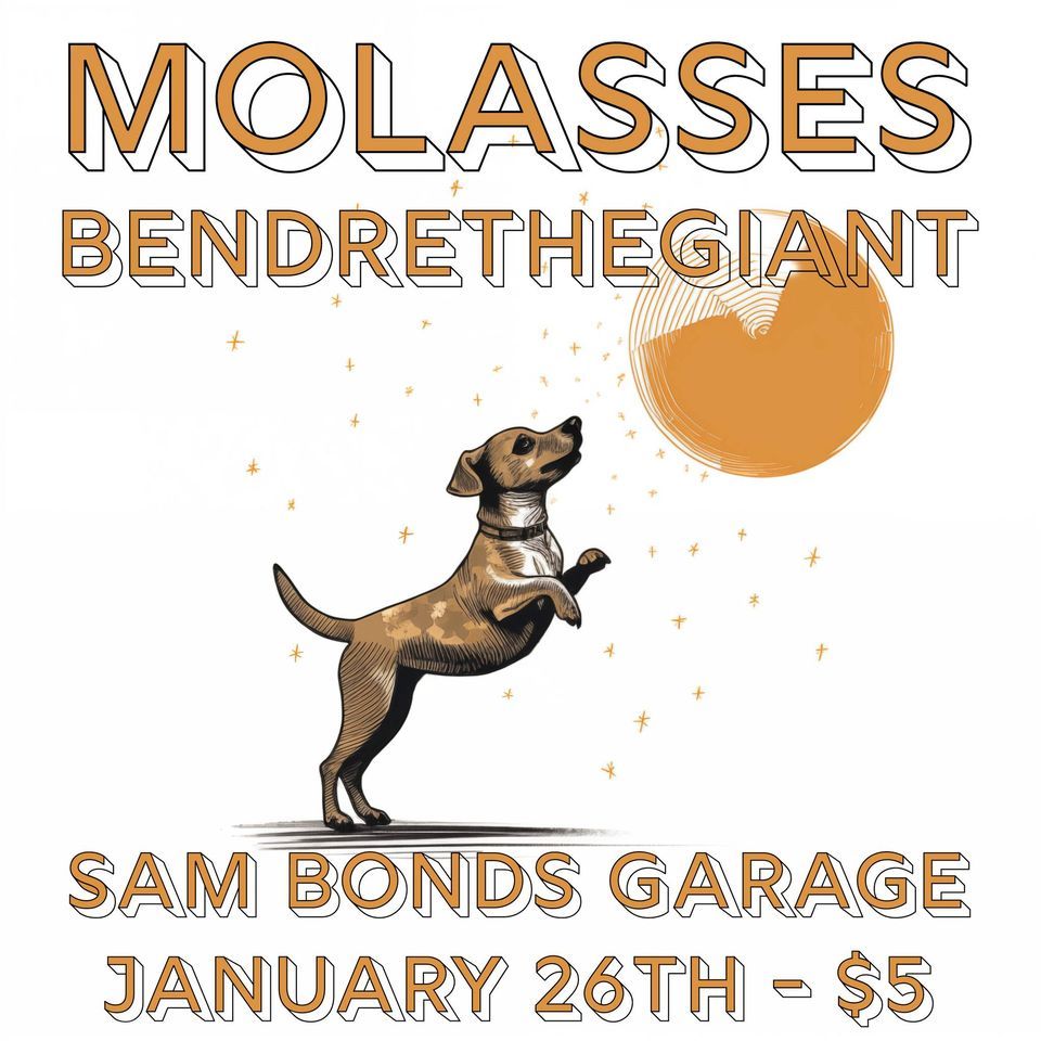 Molasses and BENDRETHEGIANT at Sam Bonds, Sam Bond's Garage, Eugene, 26 ...