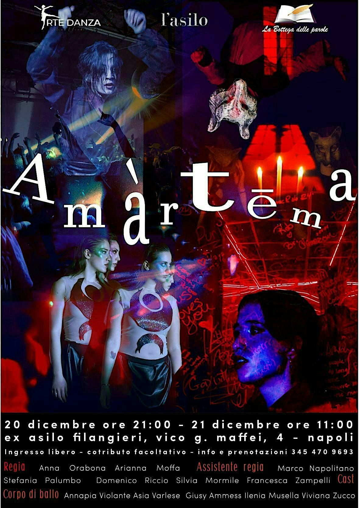 AMÁRTĒMA | teatro - danza, 20 December | Event in Napoli | AllEvents