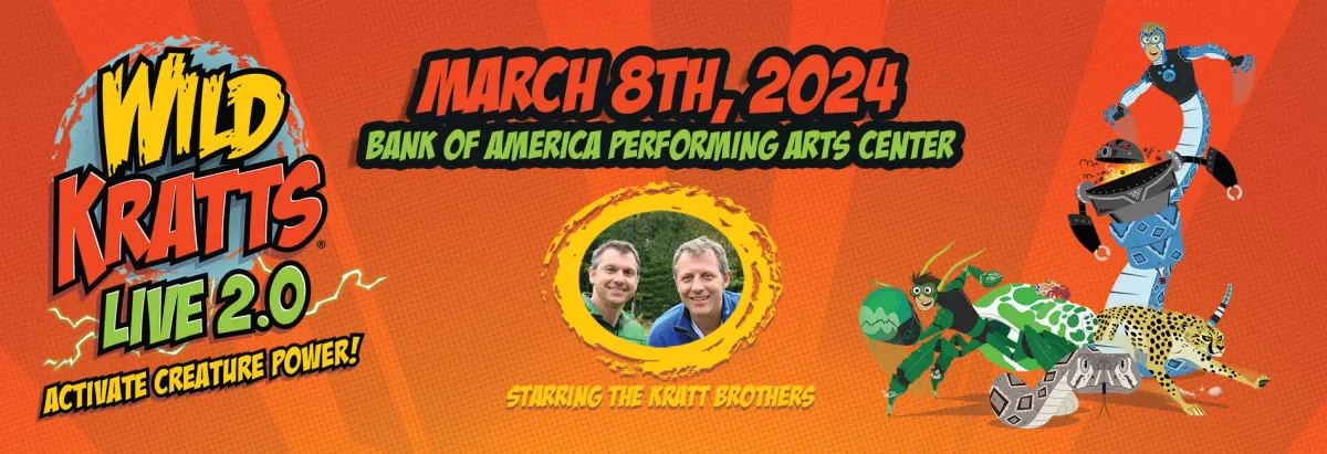 Wild Kratts Live at Mortensen Hall at The Bushnell, 16 April | Event in Hartford | AllEvents