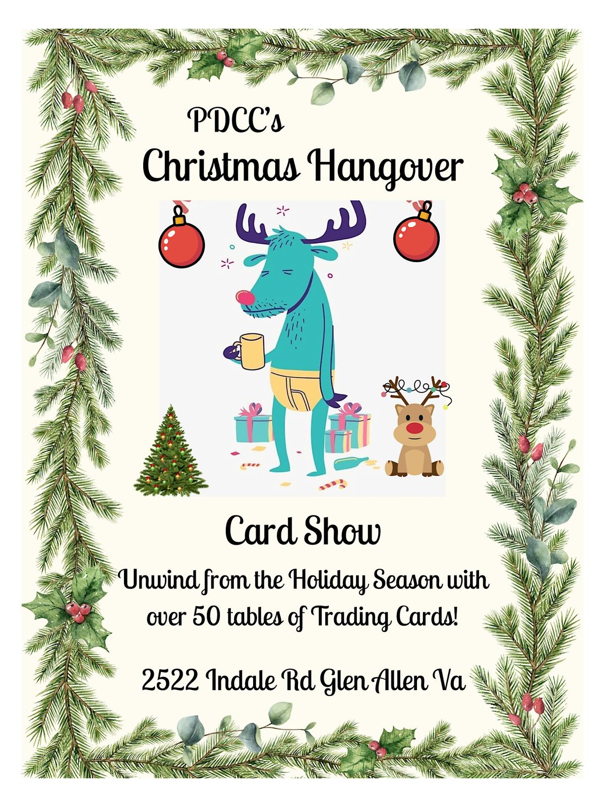PDCC's Christmas Hangover Card Show (Mixed Genre Event), 27 December | Event in Glen Allen | AllEvents