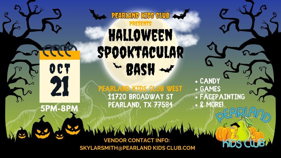 Halloween Spooktacular Bash!, Pearland Kids Club West, October 21 2023 AllEvents.in