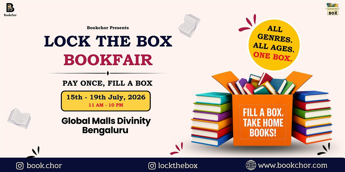 LOCKTHEBOX BOOKFAIR - BENGALURU
