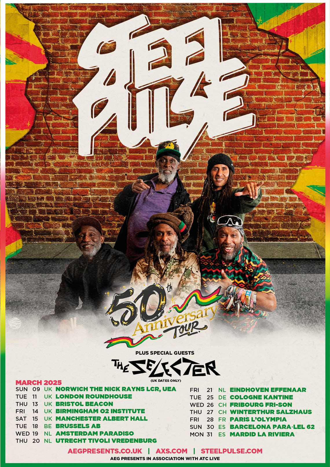 Steel Pulse, 10 May | Event in Aspen | AllEvents