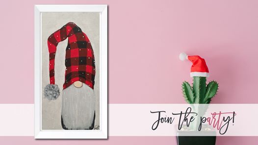 Paint Sip Winter Gnome At Wine Design Queen Creek