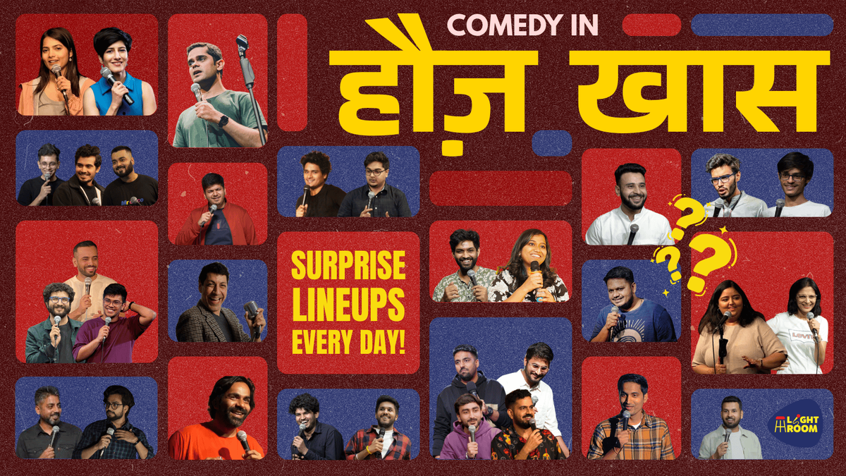 Comedy In Hauz Khas : A Multi Comic Lineup Show | Event in Bhiwadi | AllEvents
