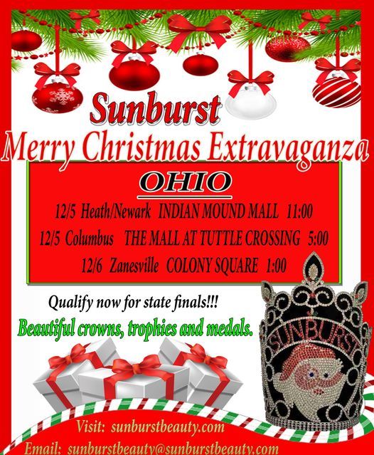 Colony Square Miss Merry Christmas Pageant Colony Square Mall Zanesville 6 December