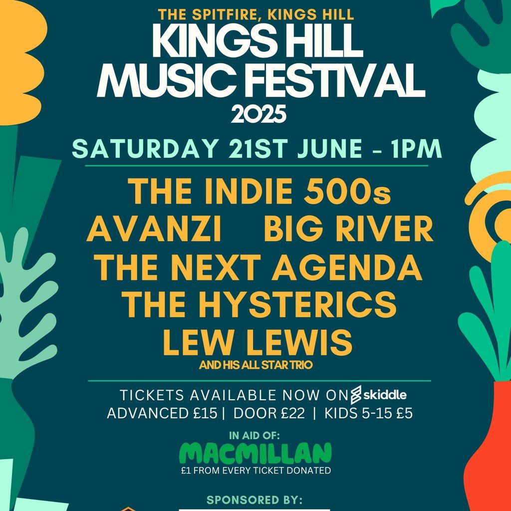 Kings Hill Music Festival 2025, 21 June | Event in West Malling | AllEvents