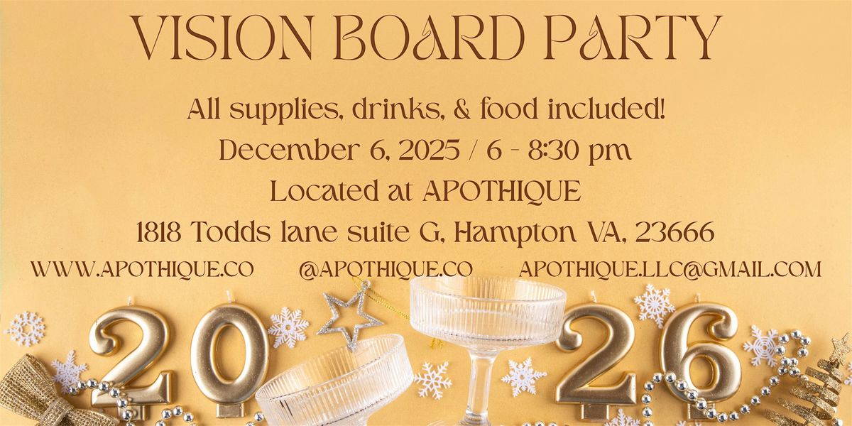 Vision Board Party, 13 December | Event in Hampton | AllEvents