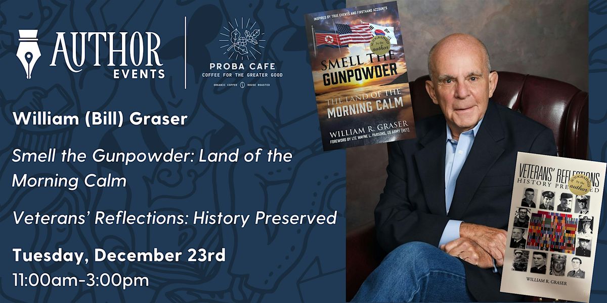 Author Tabling with William (Bill) Graser, 23 December | Event in Manchester | AllEvents