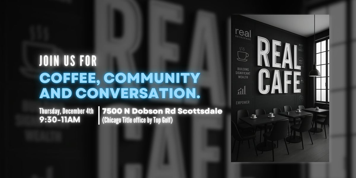 December Real Café, 4 December | Event in Scottsdale | AllEvents