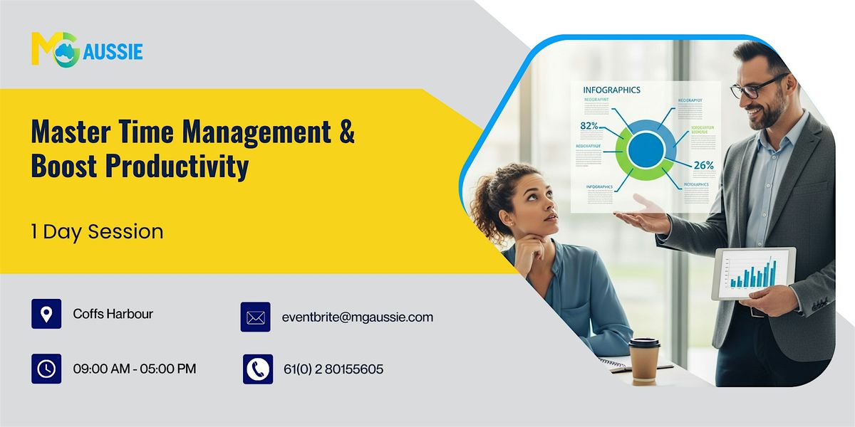 Master Time Management & Boost Productivity – 1 Day Session, Coffs Harbour, 19 December | Event in Coffs Harbour