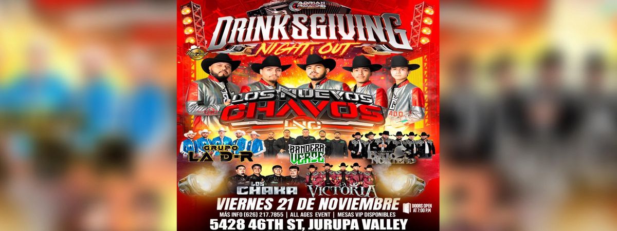 LOS NUEVOS CHAVOS, LOS CHAKAS & MAS, 28 November | Event in Riverside | AllEvents