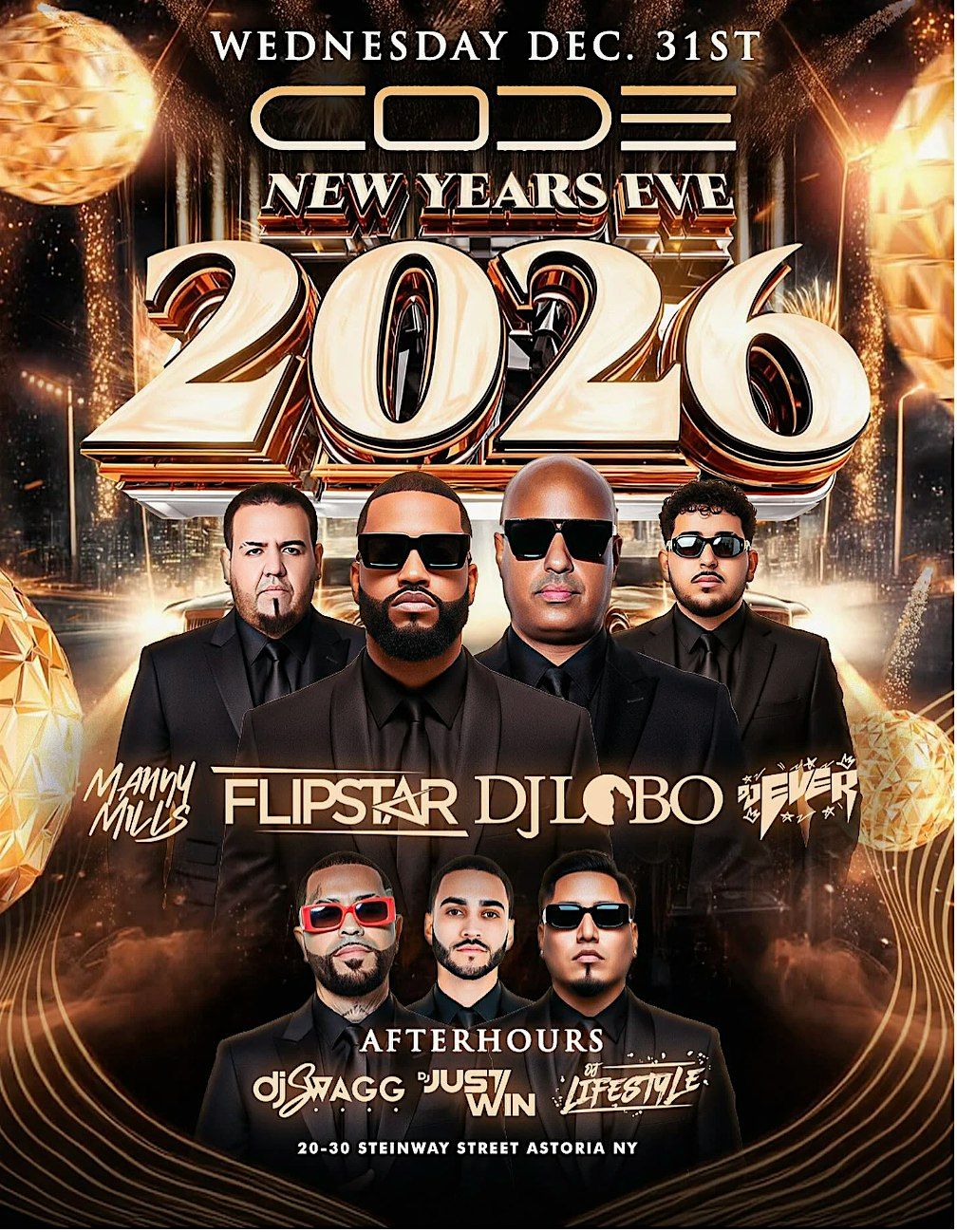 CODE Astoria New Year’s Eve 2026, 31 December | Event in Queens | AllEvents