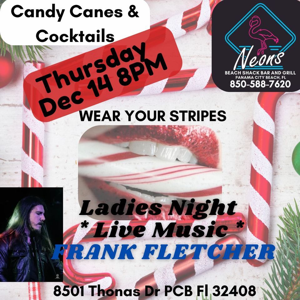 Candy Canes and Cocktails Wear Your stripes * Frank Fletcher, Neons