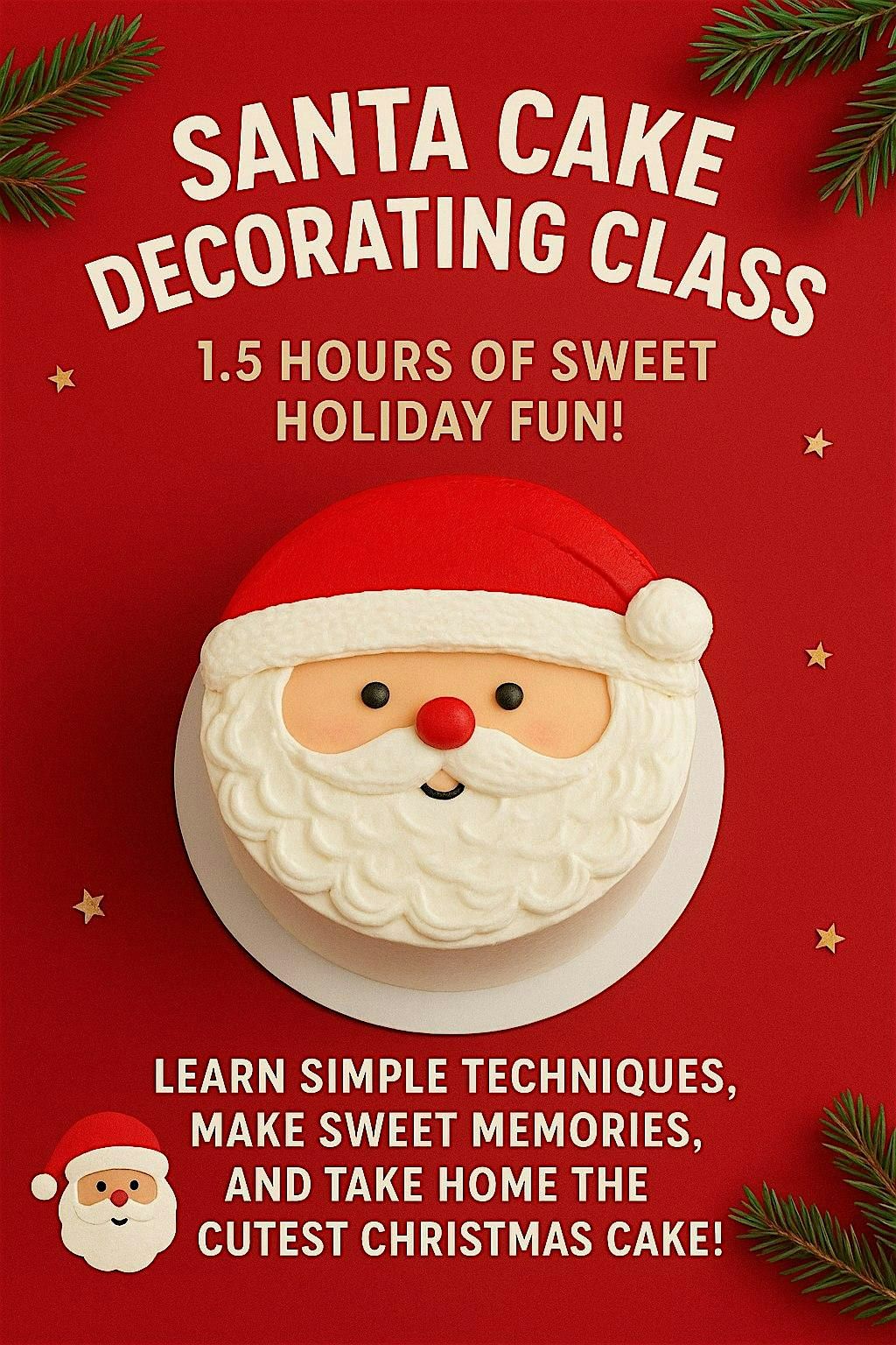 SANTA's Cake Decorating Workshop, 16 December | Event in Aledo | AllEvents