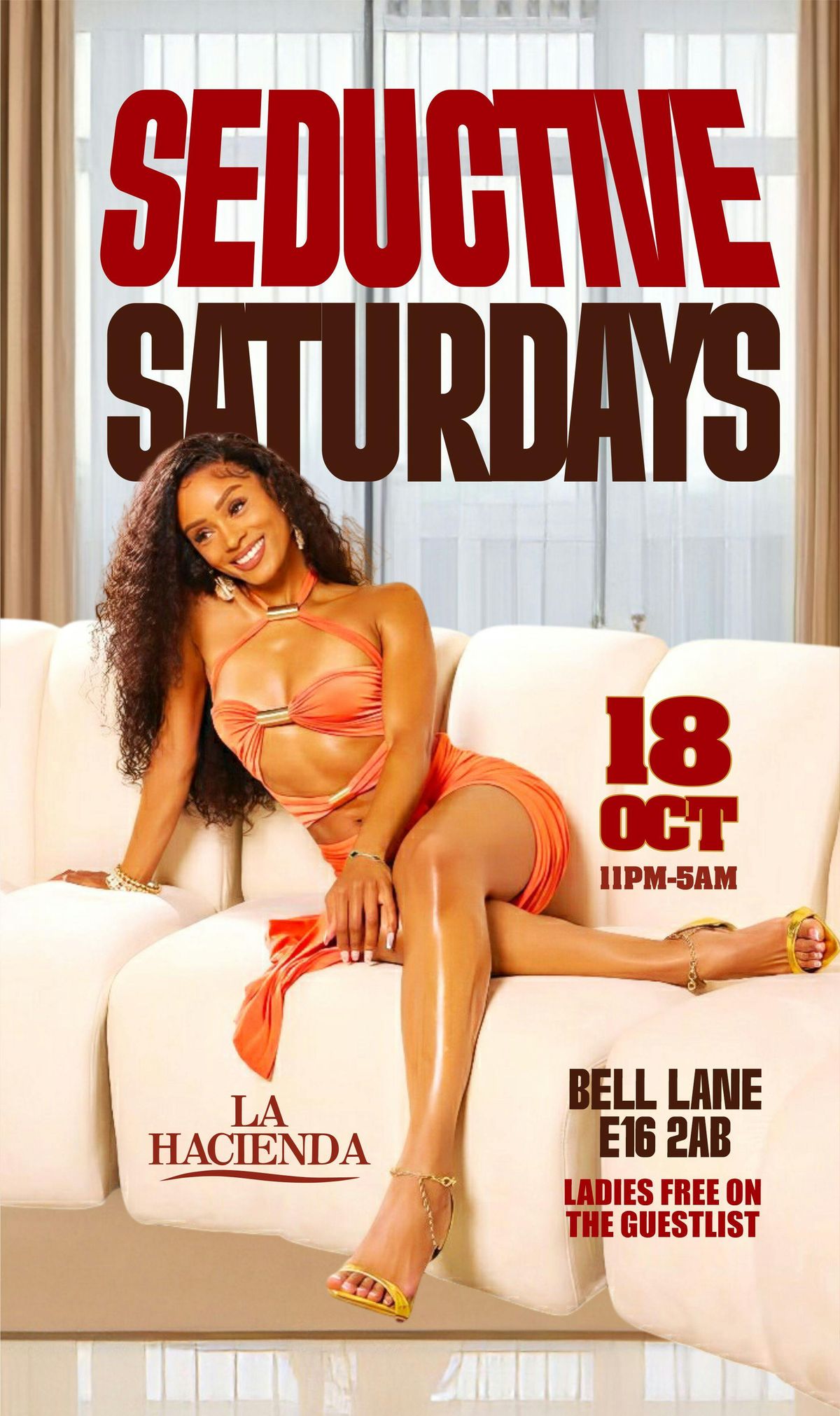 SEDUCTIVE SATURDAYS | Sat 18th of OCT | @ LA HACIENDA E16 2AB, 18 October | Event in Barking | AllEvents