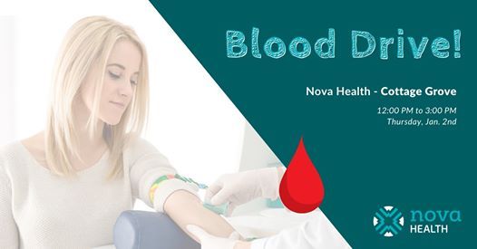 Nova Health Cottage Grove Blood Drive At Nova Health Formerly