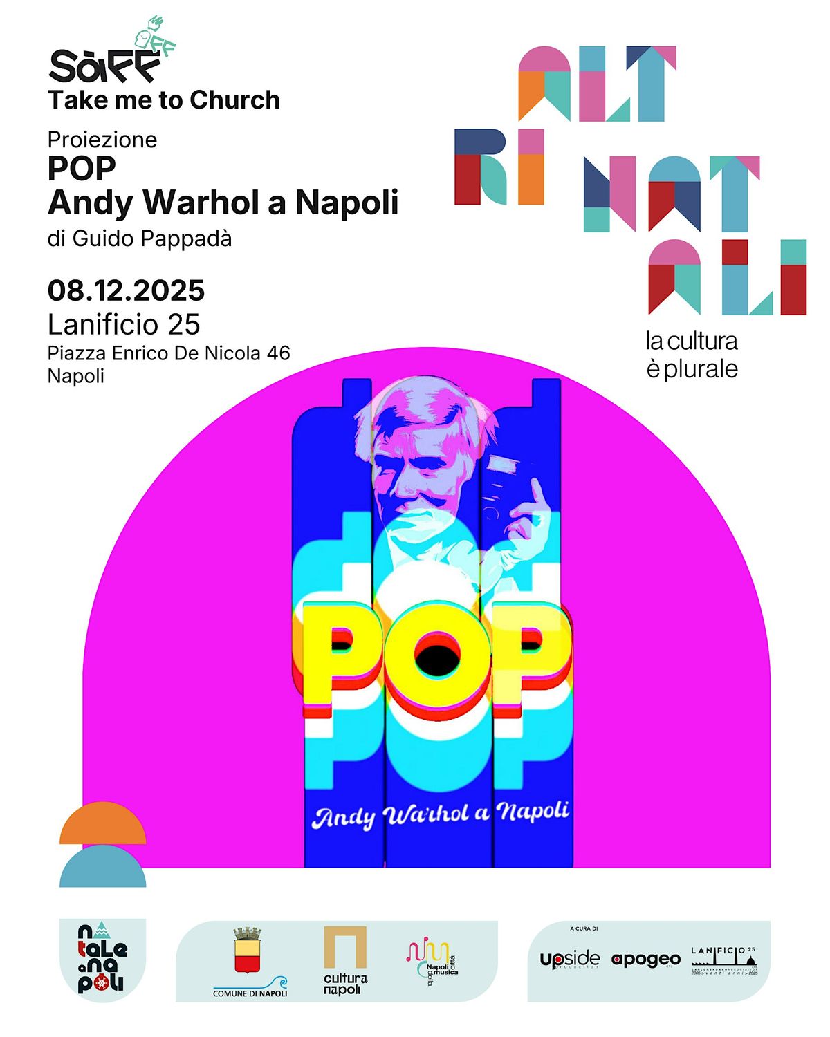 SàFF oFF - Proiezione & Talk: "POP Andy Warhol a Napoli" di Guido Pappadà, 8 December | AllEvents