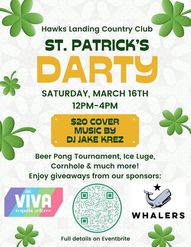 ST. PATRICK’S DARTY, 201 Pattonwood Dr, Southington, CT, 16 March 2024
